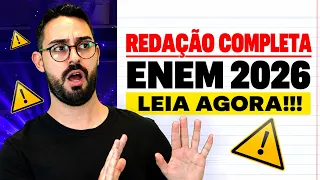 Redação Completa ENEM 2026: Leia comigo!!!