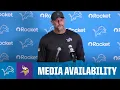 Dan Campbell postgame media availability 2025 NFL Regular Season Week 17 Lions at Vikings