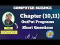 2nd year computer chapter 10 and chapter 11 short programming questions C programming