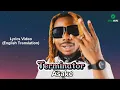 Asake - Terminator Lyrics (English Translation)