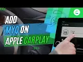 How to add MyQ to apple CarPlay
