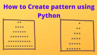 Python project for Beginners 1 Create Pyramid Pattern using Python