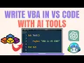 VS Code Excel VBA Write Better Macros Faster