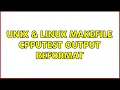 Unix Linux Makefile cppUtest output reformat