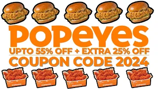 Popeyes Coupon Code Popeyes Promo Code Popeyes DIscount Code Popeyes Chicken