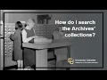 Searching Archives at the CU Boulder Libraries