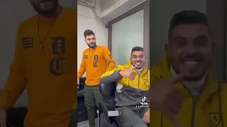 الفنان ايمن الصهبي فيك خدود سماح شاهد الحلاقه دندنها