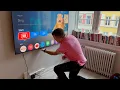 2024 TCL 65 QLED780 4K QLED TV unboxing and wall mounting