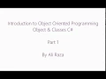 Lecture 8 Part 1 Objects and Classes C Urdu