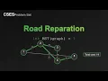 Minimum Spanning Tree in C CSES Road Reparation Problem Solved Graph Algorithm Tutorial