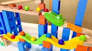 Amazing Colorful Marble Run! 🌈🔵✨