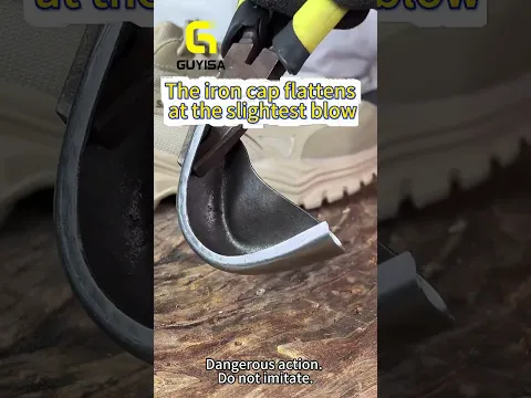 Anti-Smash & Anti-Puncture Safety Shoes#safetyshoes #workboots #safetyfootwear #antismash