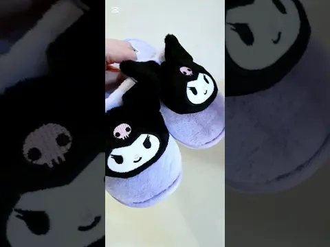 KUROMI haul #stationery #sanrio what's in my bag #slippers