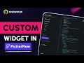 Custom Widget in Flutter Flow No Code Development