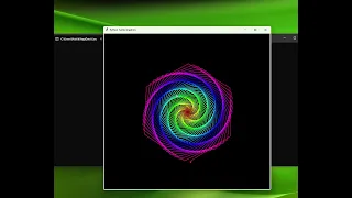 Rainbow Spiral in Python Code included in end of