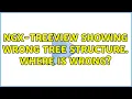 ngx-treeview showing wrong tree structure Where is wrong