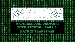 Python Program to find transpose of a matrix Matrix Transpose - P3