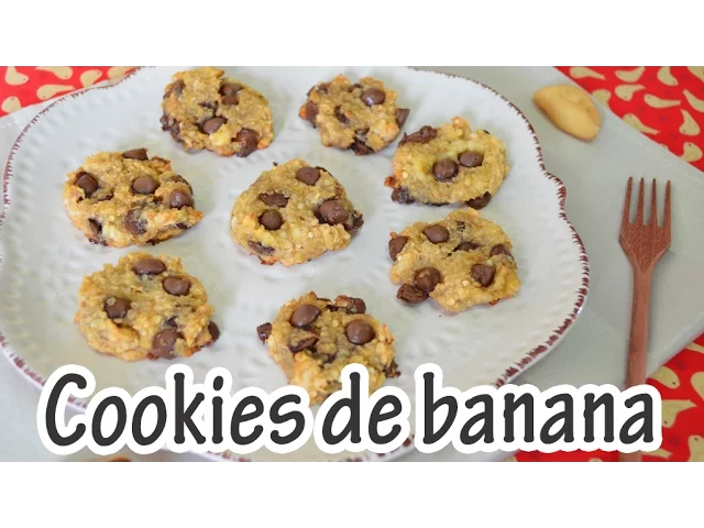 COOKIES DE BANANA, QUINOA E CHOCOLATE (SEM GLÚTEN) I RECEITAS E TEMPEROS
