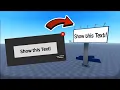 How to Display GUI Input on a Part Roblox Studio Tutorial 2026
