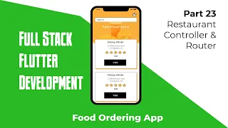 Typescript and MongoDb Backend Controllers Full Stack Flutter Part 23