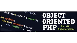 OOPS concepts in PHP Polymorphism Part-10