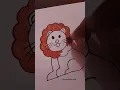 lion colour drawing