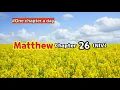 Matthew Chapter 26 NIV