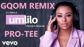 dj zinhle umlilo pro tee remix ft mvzzle u0026 rethabile
