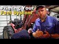 What to Do if Your Tractor Runs out of Fuel - It Depends on the Engine