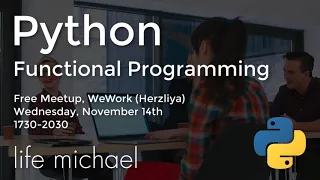 Functional Programming in Python Free Meetup