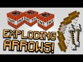 EXPLOSIVE ARROWS with 1 command in Minecraft Link in Description
