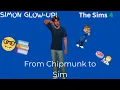 Turning SIMON into a SIM in The Sims 4 Chipmunk Makeover