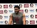 FSU Football Andre Otto on working to be a starting OL his fellow linemen