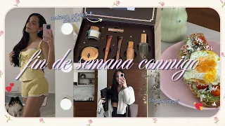 fin de semana *realista* conmigo 🗓️💕🧚🏻‍♀️ (sunday reset, pilates, matcha, ansiedad, libros…)