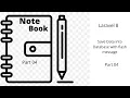 Laravel 8 Tutorial - Save data into database with flash message Part 04 NoteBook By With Us Buddy