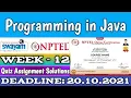 NPTEL Programming in Java Week 12 Quiz Assignment Solutions July 2021 Swayam