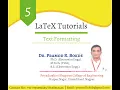 Text Formatting in LaTeX
