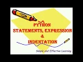 Python Statement Python Expression Python Indentation Latest Python Tutorial