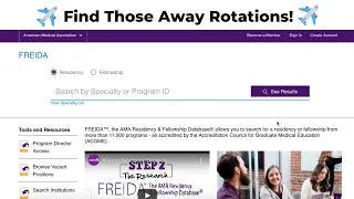 Use FREIDA to Strategically Book your Electives as an IMG