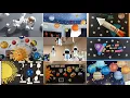 Space theme decoration ideas for school Diy Solar system project ideas Science projects