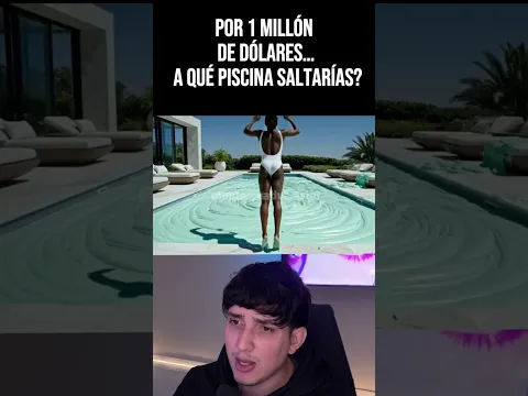 POR 1 MILLÓN DE DÓLARES ¿QUÉ PISCINA SALTARÍAS? #shorts #humor