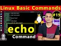 What is echo Command in Linux How To Use echo Command in Linux