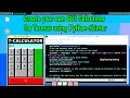 How to create GUI calculator using python tkinter on Android Termux