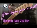 Monoprice Indio Strat Copy Review and Demo