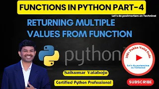 82 How to Return Multiple Values from a Function in Python Python Tips for Beginners