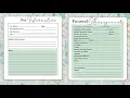 Estate Planning Organizer Final Wishes Planner Final Preparations Emergency Printable Funeral Info