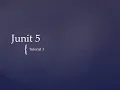 Unit Test with JUnit - Tutorial 1