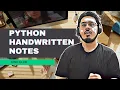 Python Handwritten Notes Download Codewithharry
