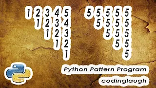 Inverted Mirrored Right Triangle Number Python Pattern Program Bangla