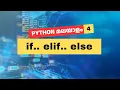 How to use Conditional Expressions in Python Python Malayalam Tutorial
